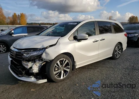 2022 Honda Odyssey Touring из США, поврежденный, VIN 5FNRL6H8XNB040753